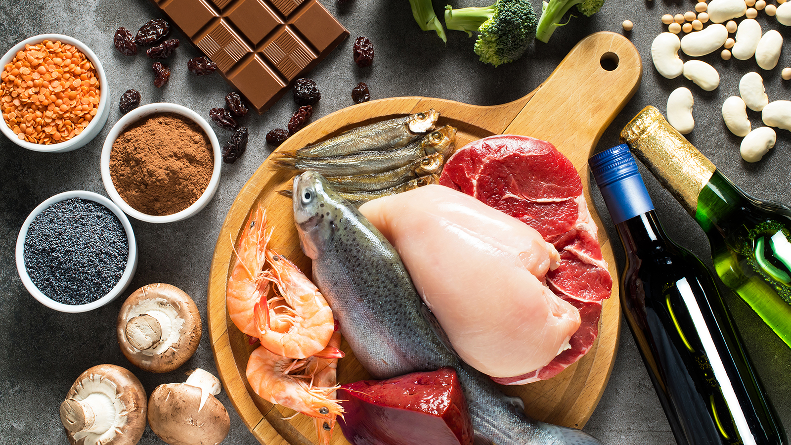 rich foods thought to cause gout