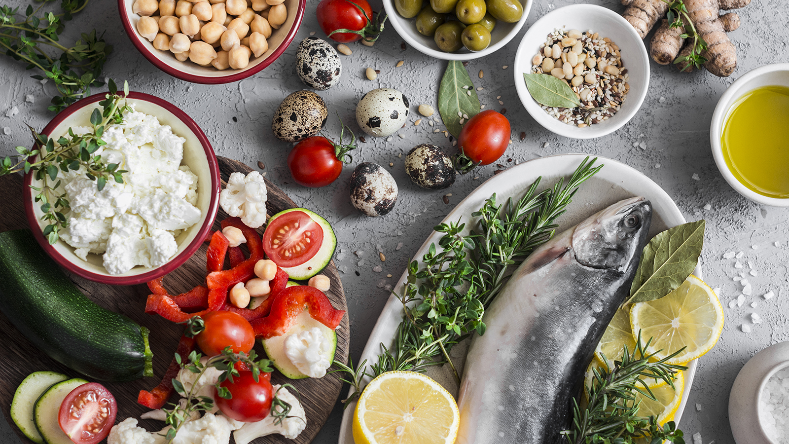 healthy foods included in the mediterranean diet
