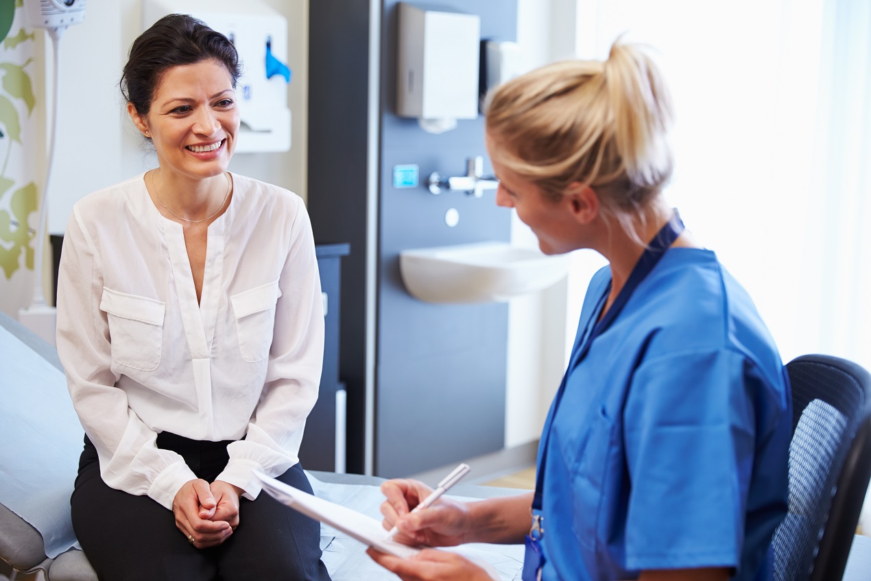 Patient And Doctor Have Consultation
