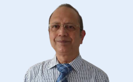 Portrait of Dr Joydeep Mookerjee , Consultant Paediatric Cardiologist