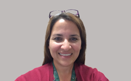 Portrait of Dr Anita Macnab , Consultant in cardiology with a special interest in echocardiography