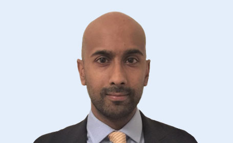 Portrait of Dr Jonathan Rajan , Consultant in Pain Medicine and Anaesthesia
