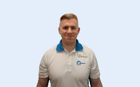 Portrait of Andy Morrissey , Senior Physiotherapist