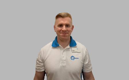 Portrait of Andy Morrissey , Senior Physiotherapist