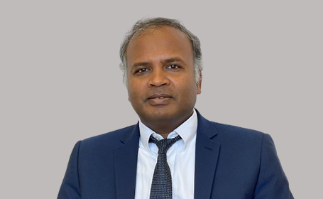 Portrait of Dr Babu Vadamalayan , Consultant Paediatrician & Gastroenterologist