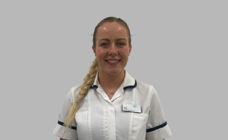 Portrait of Miss Abi Harkins , Senior Physiotherapist