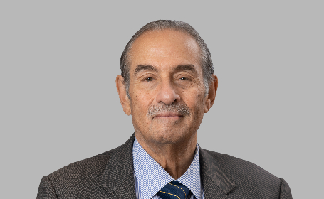 Portrait of Prof George Ghaly , Consultant in Anaesthetics and Pain Management