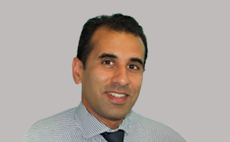 Portrait of Dr Sajir Mohamedbhai , Consultant Haematologist