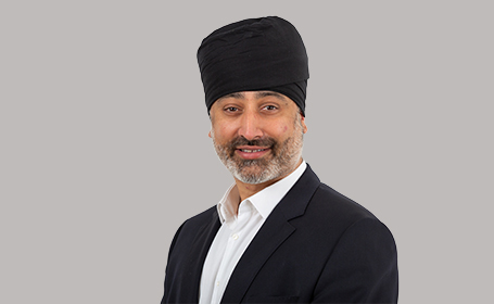Portrait of Professor Bhupinder Singh Mann , Consultant Orthopaedic Surgeon