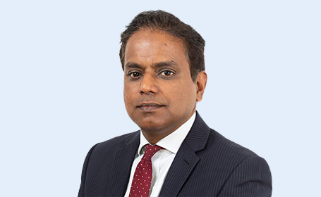 Portrait of Mr Shibu Krishnan , Consultant Hip & Knee Surgeon