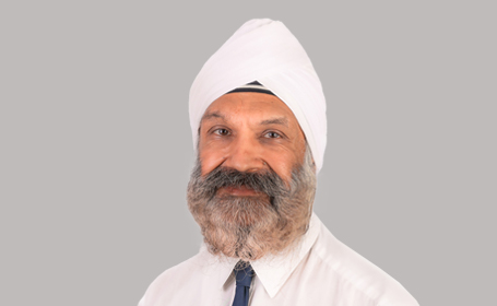 Portrait of Professor Jaswinder Gill , Consultant Cardiologist