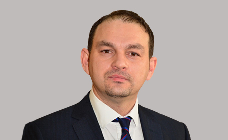 Portrait of Mr Efstathios Drampalos , Consultant Orthopaedic Foot and Ankle Surgeon