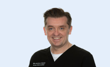 Portrait of Graham Walsh , Consultant Orthopaedic Knee & Sports Injuries Surgeon