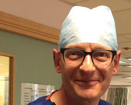 Portrait of Justin Alberts , Consultant in General Surgery & Coloproctology