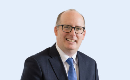 Portrait of Dr Robbie McNeil , Consultant Haematologist