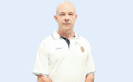 Portrait of Mr Barry Edwards , Clinical Specialist Physiotherapist in Sports Injuries 