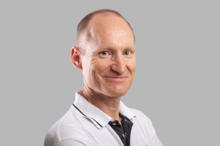 Portrait of Jim Ardin , Senior Physiotherapist 