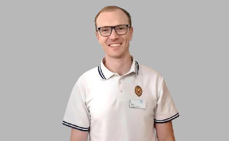 Portrait of Sam Whittaker , Senior Physiotherapist