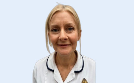 Portrait of Mrs Caroline Geddes , Senior Physiotherapist