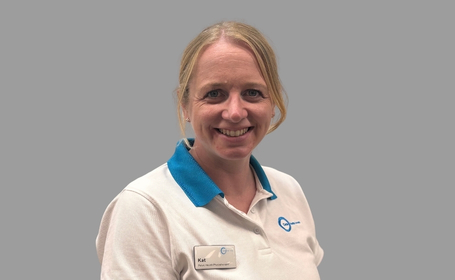 Portrait of Ms Kat Simms , Pelvic Health and Respiratory Physiotherapist