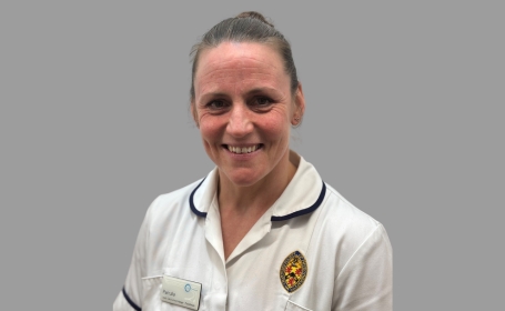 Portrait of Mrs Pam McElhone , Physiotherapy Deputy Clinical Services Manager