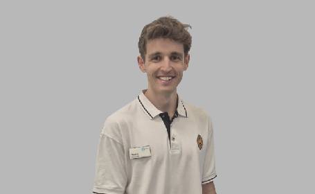 Portrait of Mr Tom Simpson , Physiotherapist
