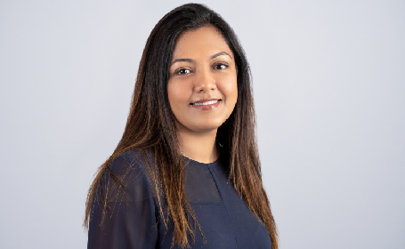 Portrait of Dr Sonali D'Cruz , Consultant Paediatrician