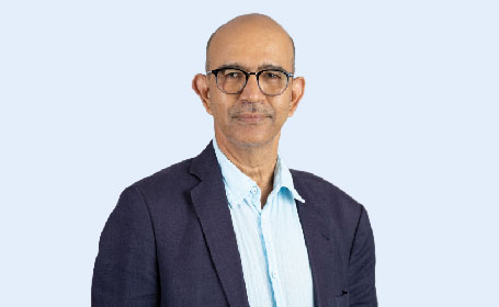Portrait of Dr Pradeep Desai , Consultant Anaesthetist & Pain Specialist