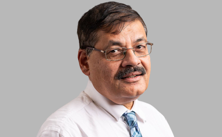 Portrait of Dr Purushottam Vithoba Desai , Consultant Cardiologist