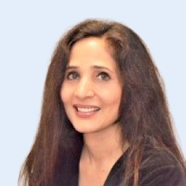 Portrait of Dr Rina Agrawal , Consultant in Gynaecology