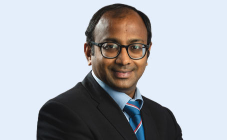 Portrait of Dr Deepak Ravindran , Consultant Pain and MSK Specialist