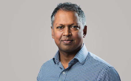 Portrait of Dr Nish Chandra , Consultant Gastroenterologist