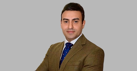Portrait of Mr Khalid Al-Hourani , Consultant Sports Knee Surgeon