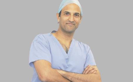 Portrait of Mr Robin Bhatia , Consultant Spinal Neurosurgeon