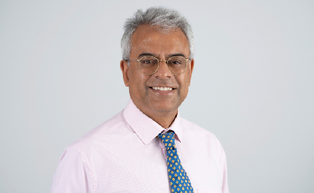 Portrait of Dr Gulam Patel , Consultant Rheumatologist