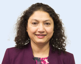 Portrait of Susmita Oomman , Consultant Anaesthetist & Pain Specialist