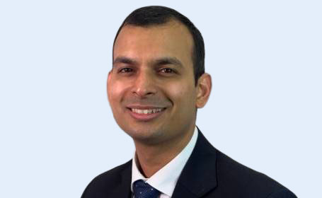 Portrait of Mr Pranab Sinha , Consultant Hip and Knee Surgeon
