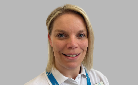 Portrait of Mrs Claire Steel , Senior Physiotherapist 
