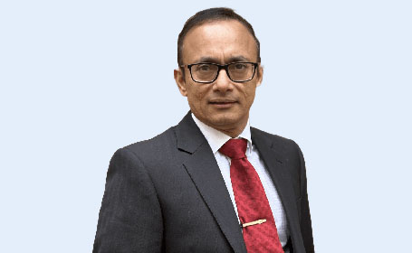 Portrait of Dr Pravin Jha , Consultant Geriatrician specialising in memory and dementia assessment