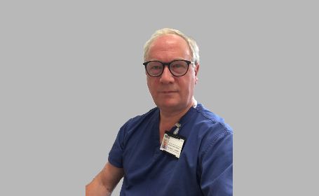 Portrait of Professor Nigel Wheeldon , Consultant Cardiologist