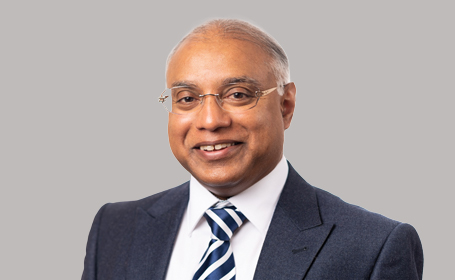Portrait of Dr Enson Thomas , Consultant Respiratory Physician