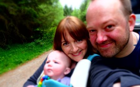 Lou Newman and her family