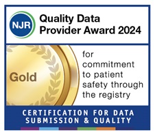 National Joint Registry (NJR) gold award