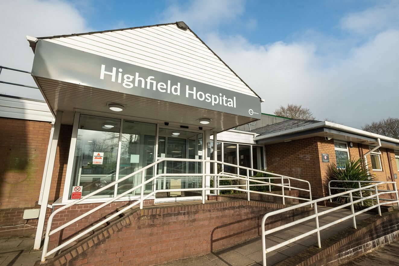 The Highfield Hospital in Rochdale, Lancashire