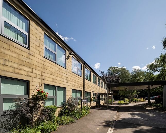 Exterior of Huddersfield Private Hospital