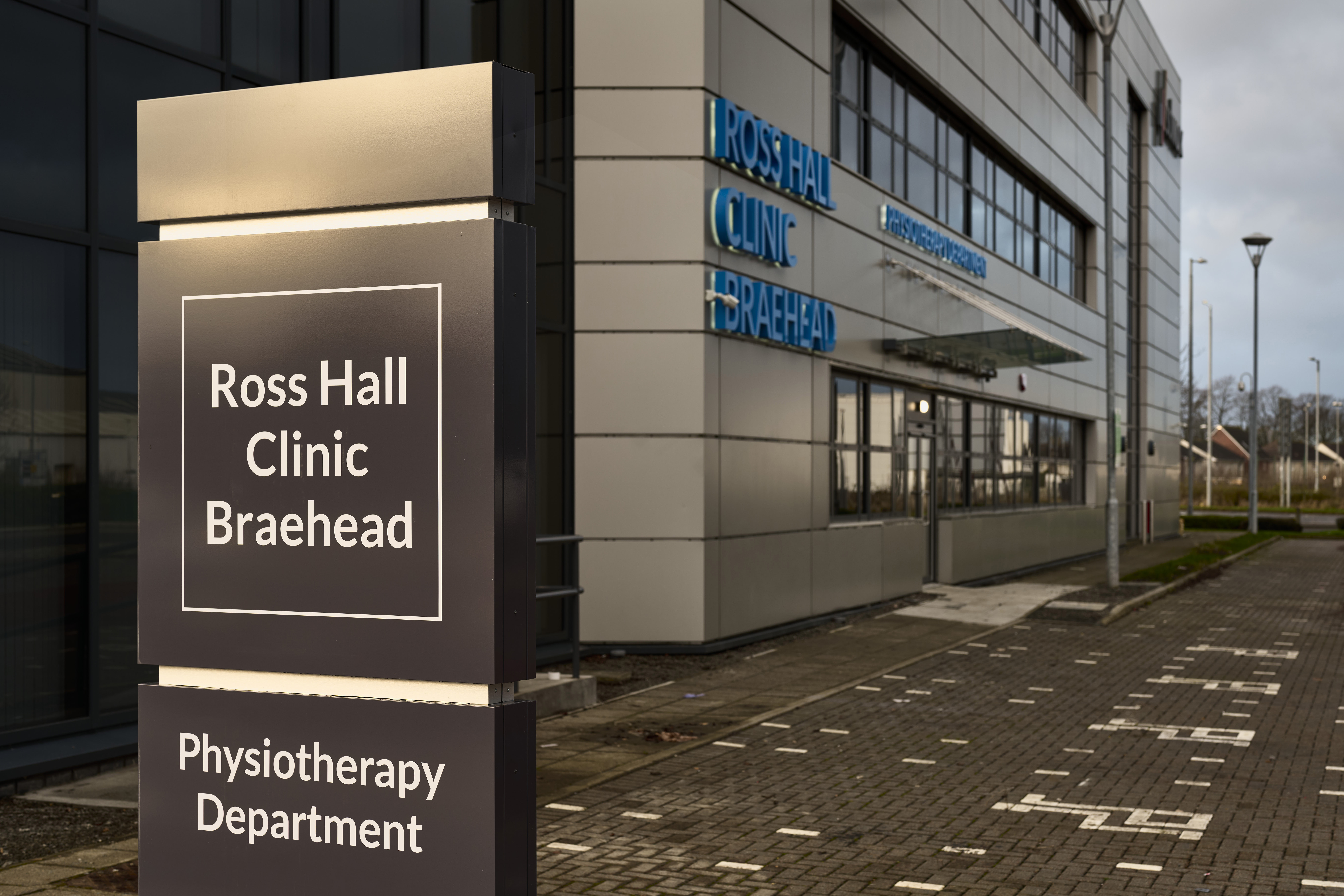 Ross Hall Physiotherapy signage