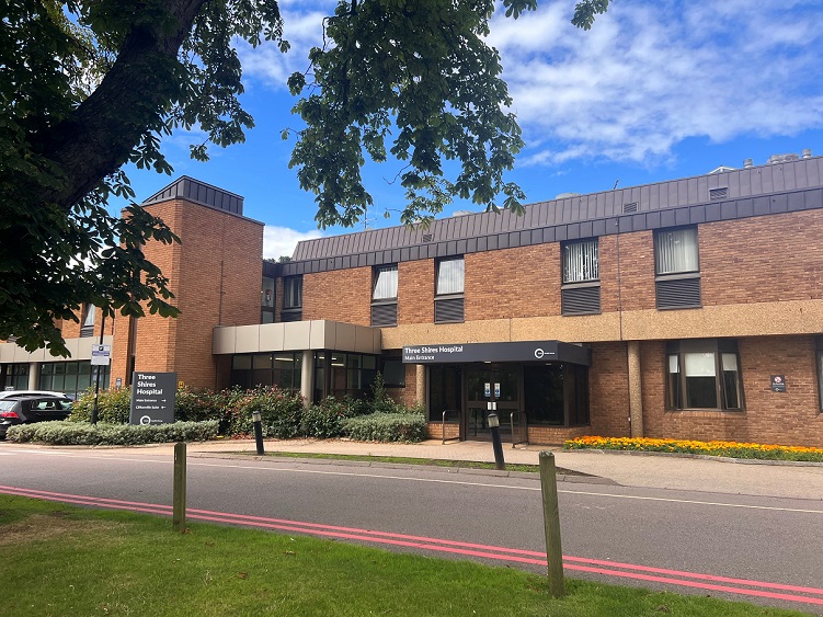 Three Shires Hospital in Northampton, Northamptonshire
