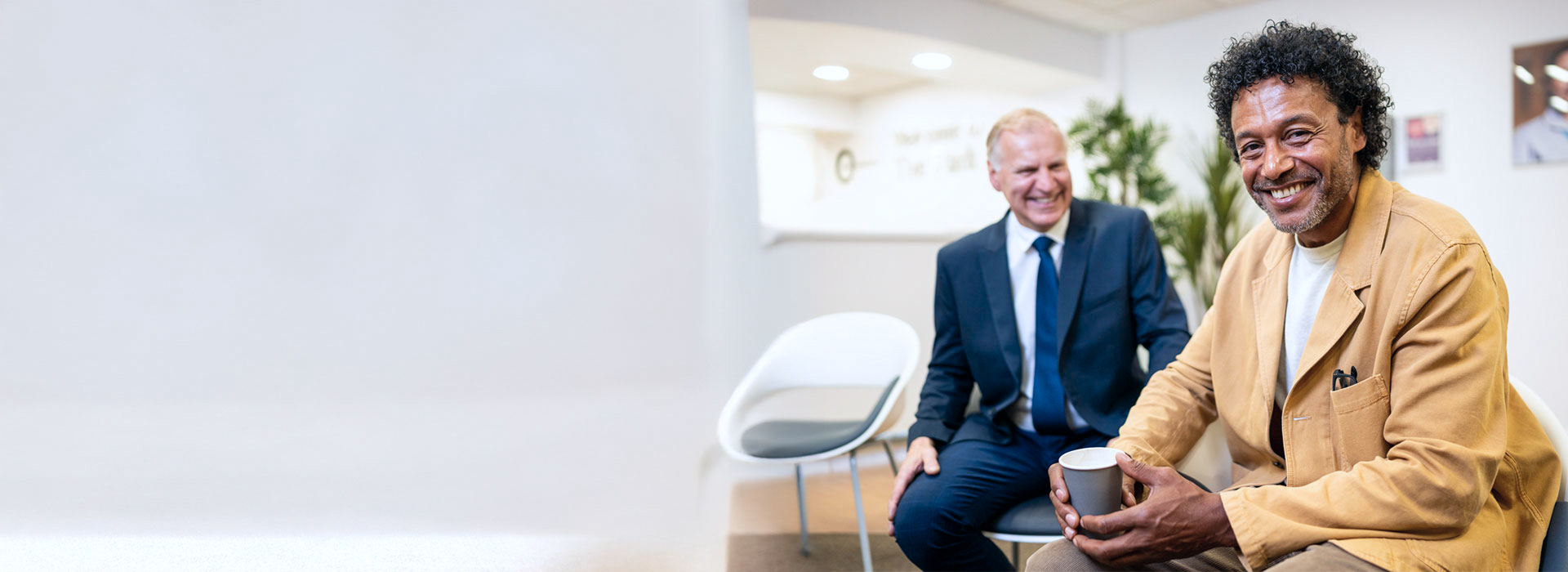 Patient meeting with private medical insurance broker