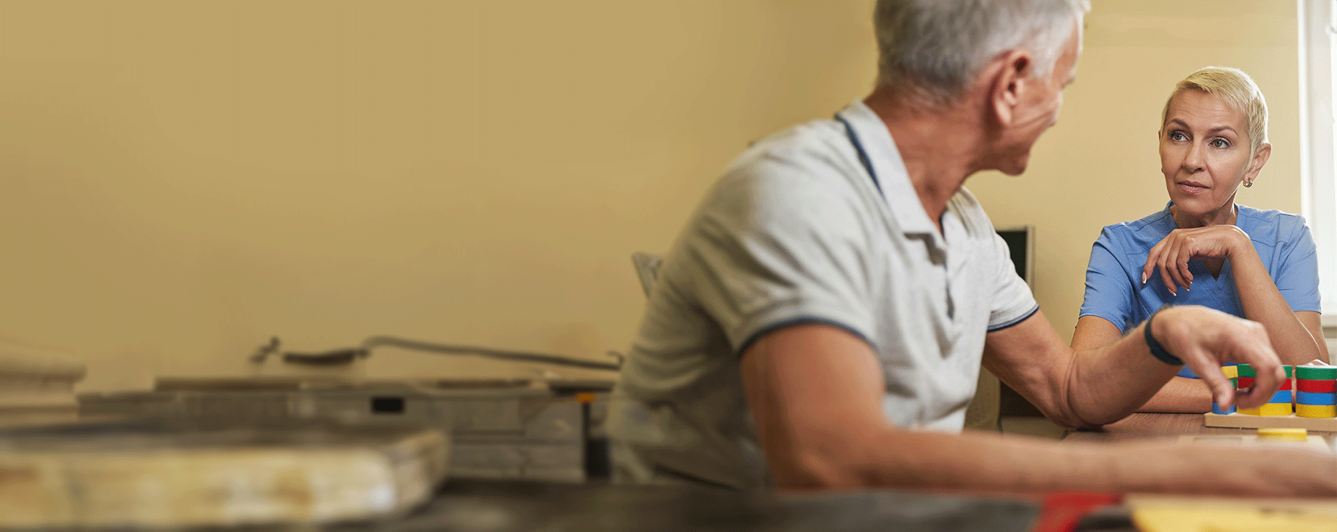 patient talking to specialist
