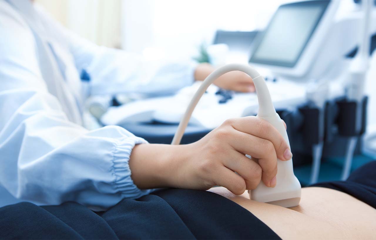 Ultrasound-exam